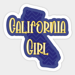 California Girl Sticker